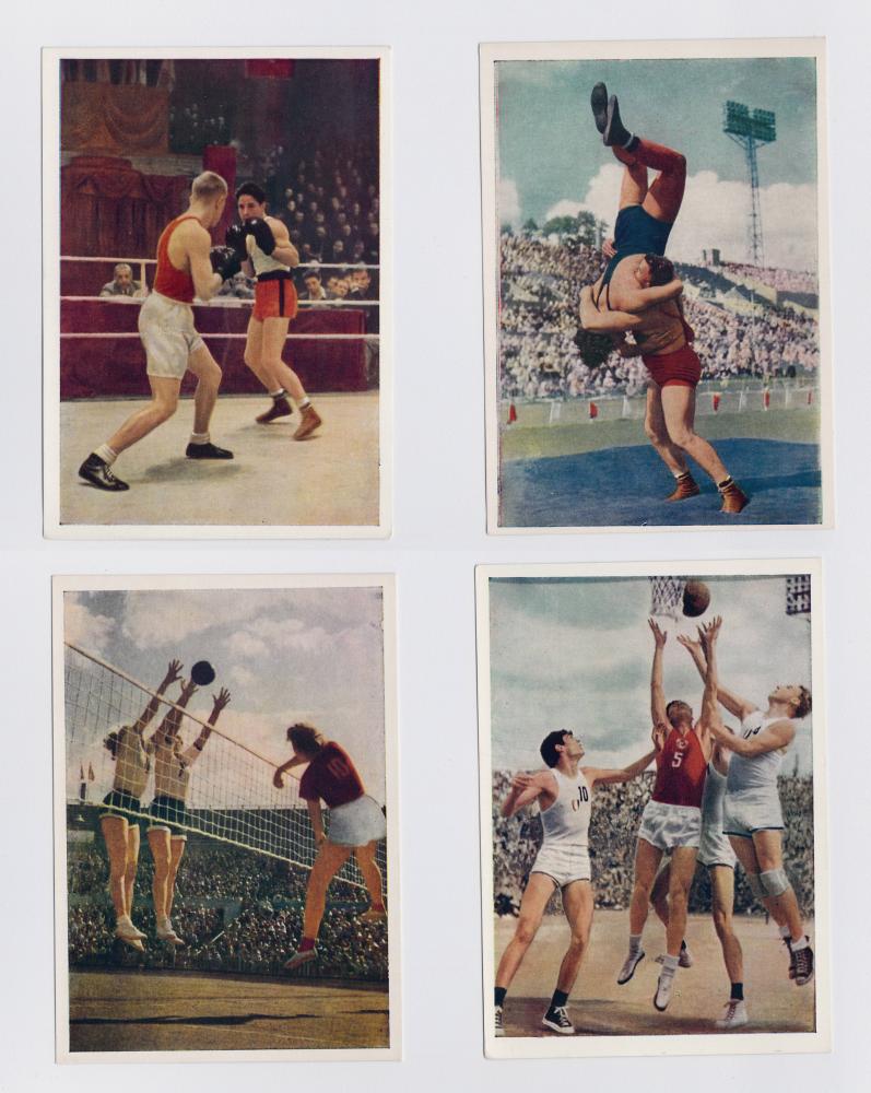 Набор открыток Советский спорт, 1956 г (4096)